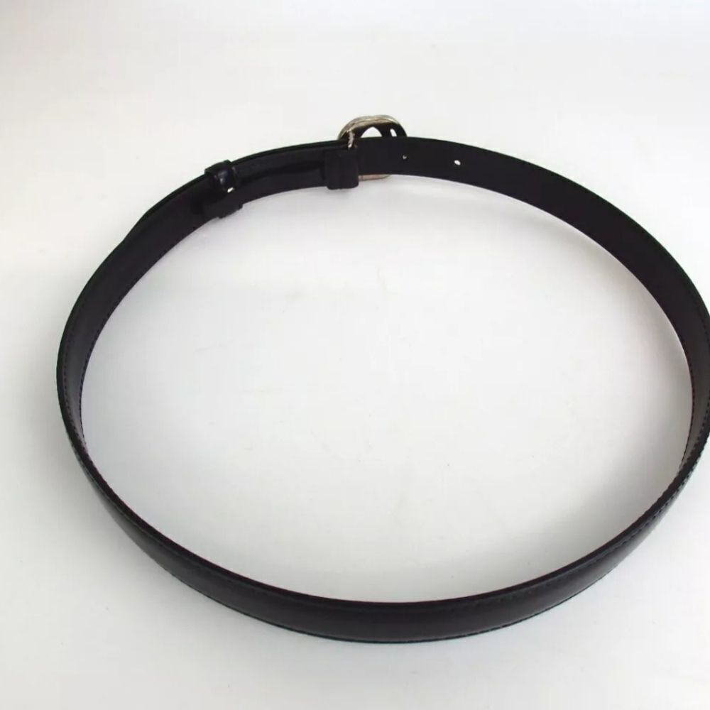 Authentic GUCCI 036.2194.0980.5 Interlocking Small GG 70/28 Leather Belt [Used] - Picture 4 of 12